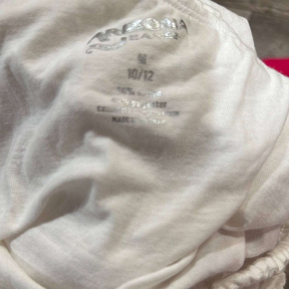 Kids White and Pink Ruffle Matching Set - Picture 7 of 7